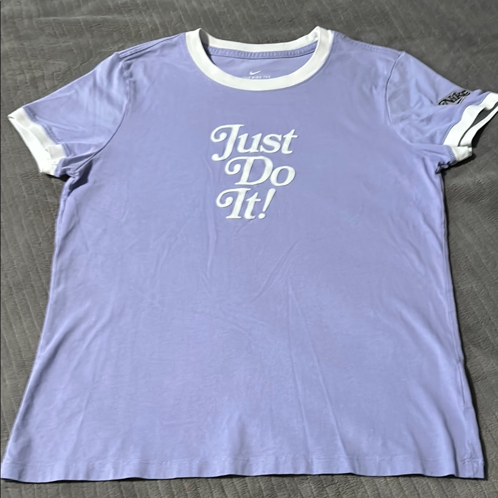 Nike Lavender 'Just Do It' T-Shirt